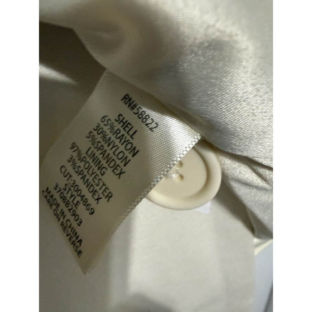 Max Studio Cream Women’s Pantsuit Size L NWT - Picture 6 of 12